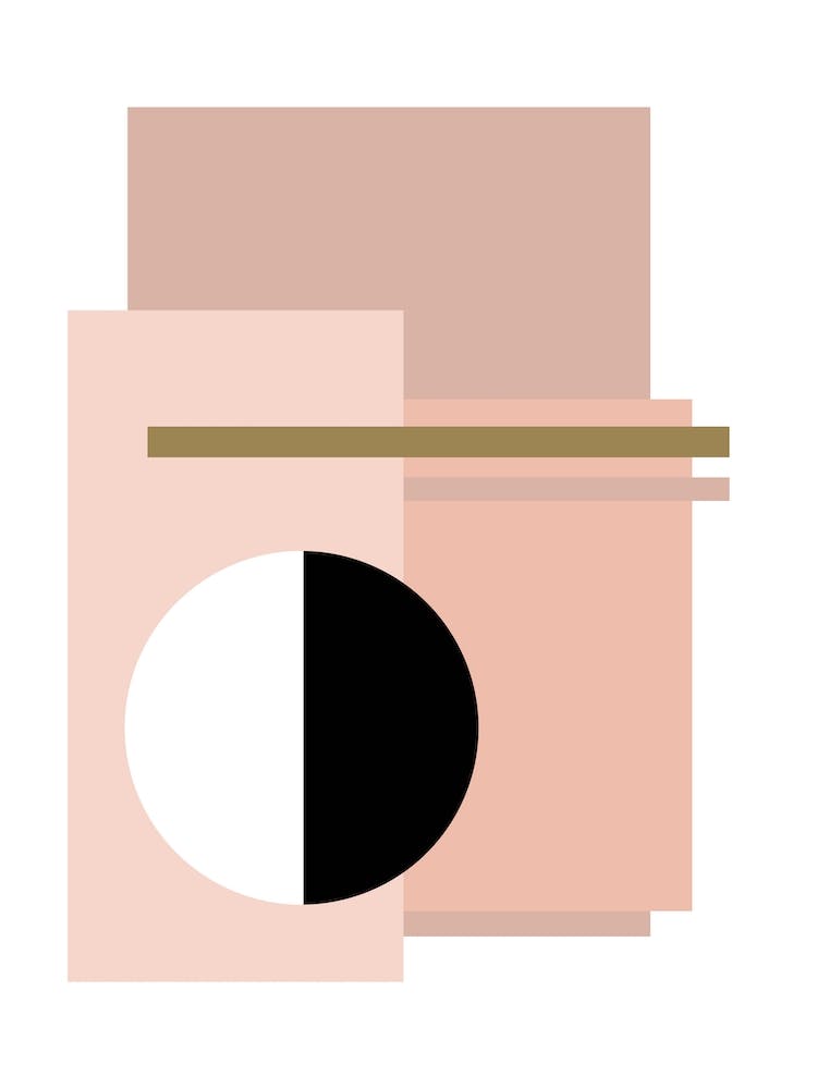Rosa Abstrakt