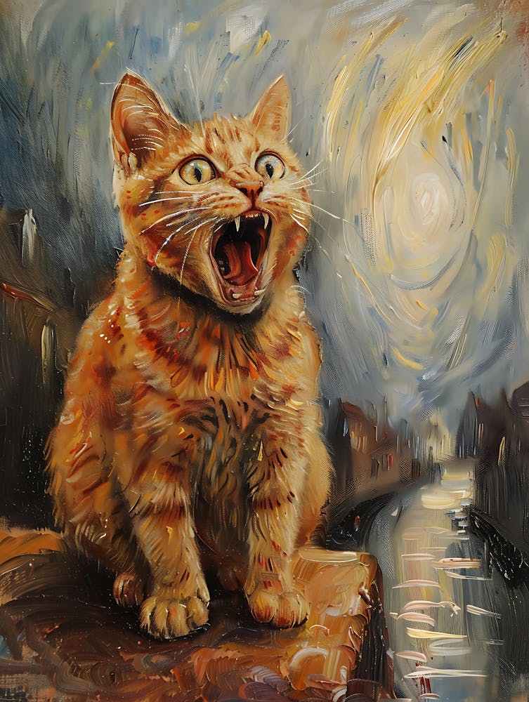 Fantastic Cat Screaming 1