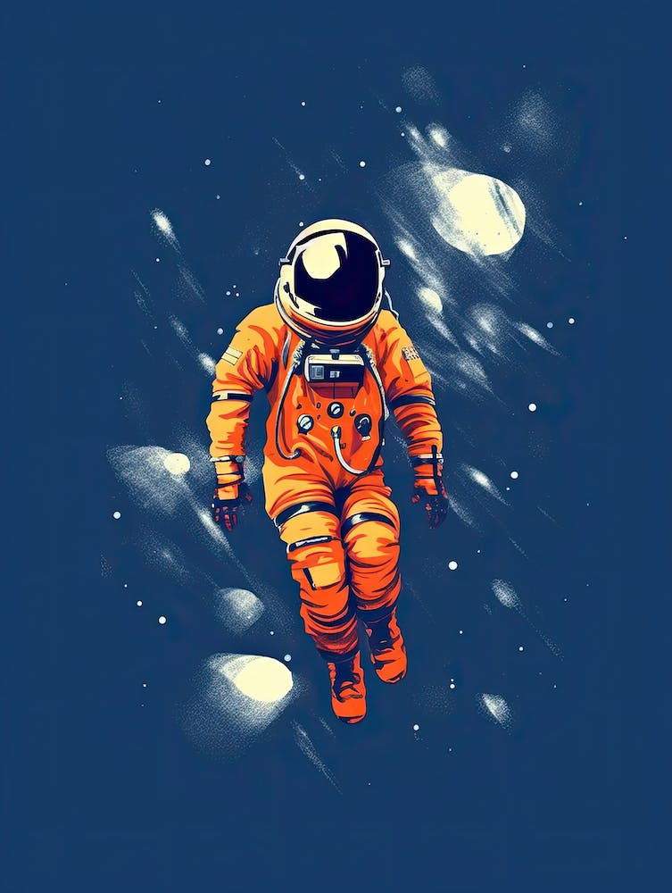 Cosmic Symphony: Astronaut's Dance