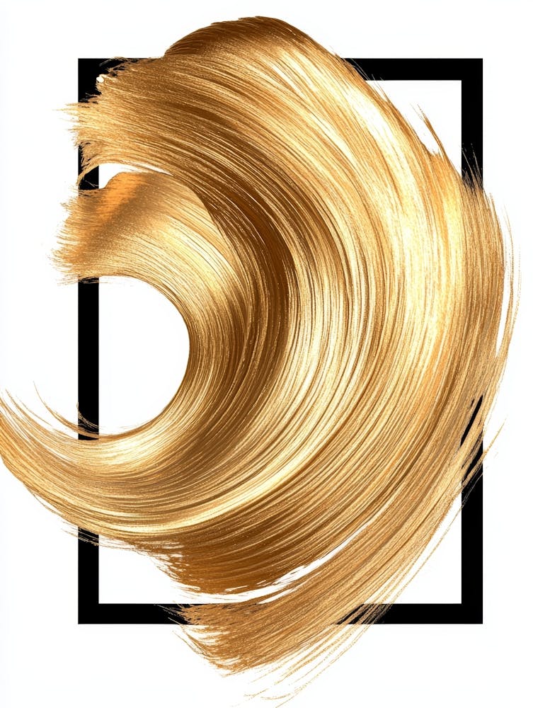 Blond Hair In A Frame