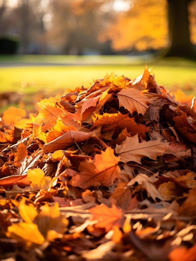 Pile of Autumn Leaves