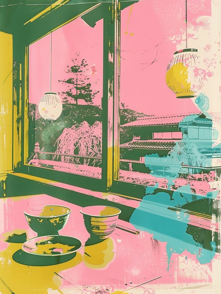 Karuizawa Japan Duotone Silkscreen 2