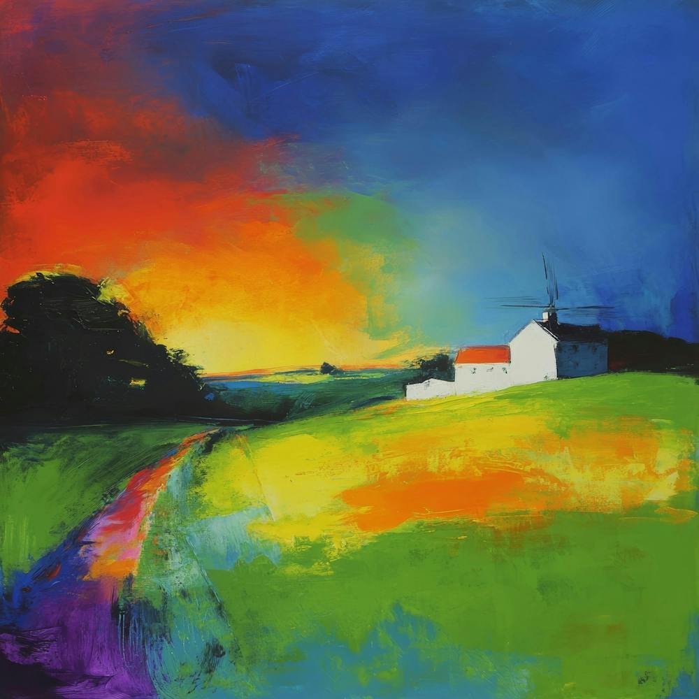 Sunset In The Field 6