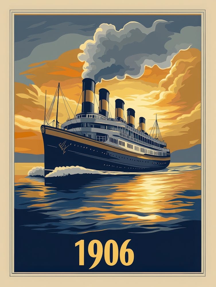 Aihrgdesign A Vintage Travel Poster Of A Luxury Steamship Sai C65b5b3d 8eca 47d8 Ab1d 6886385448a9 3