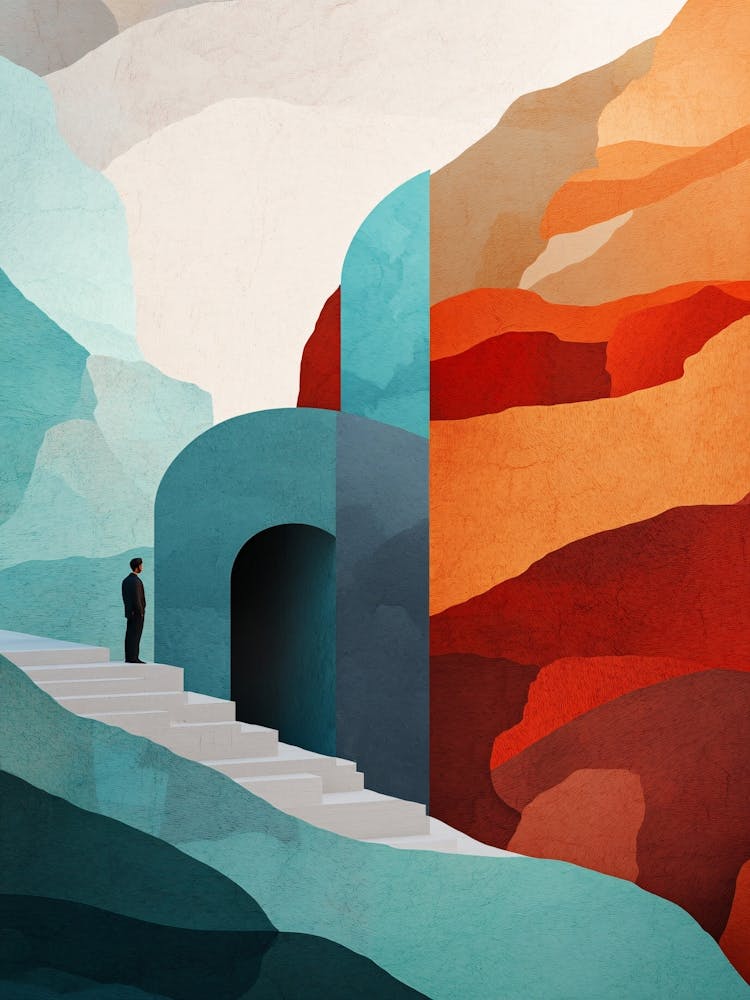 Man In A Cave