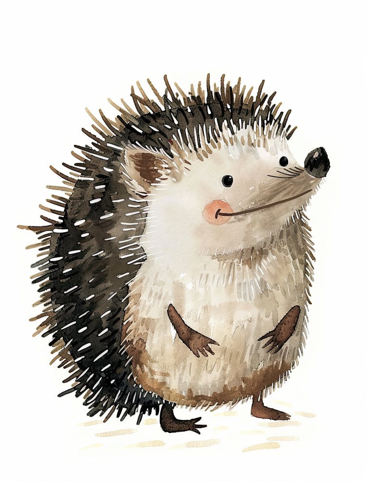 Hérisson Petites Joies Impressions & Affiches pour Enfants