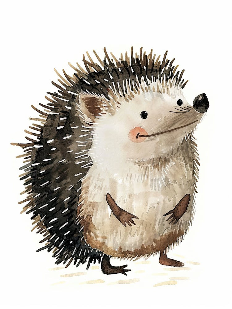 Hedgehog Tiny Joys Children Prints & Kids Posters