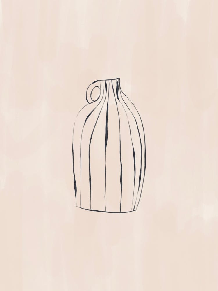 Gestreifte Vase 1