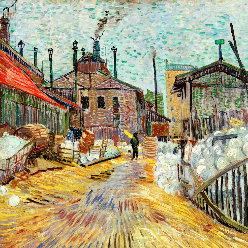 The Factory (1887) By Vincent Van Gogh