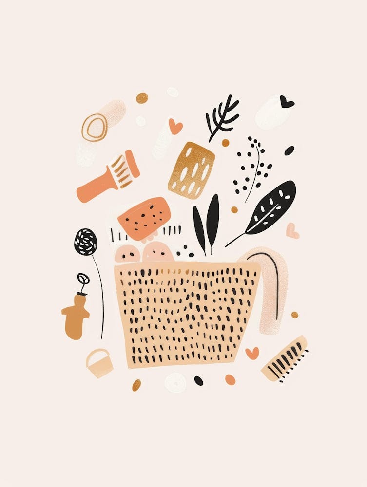 Basket Of Flowers 5