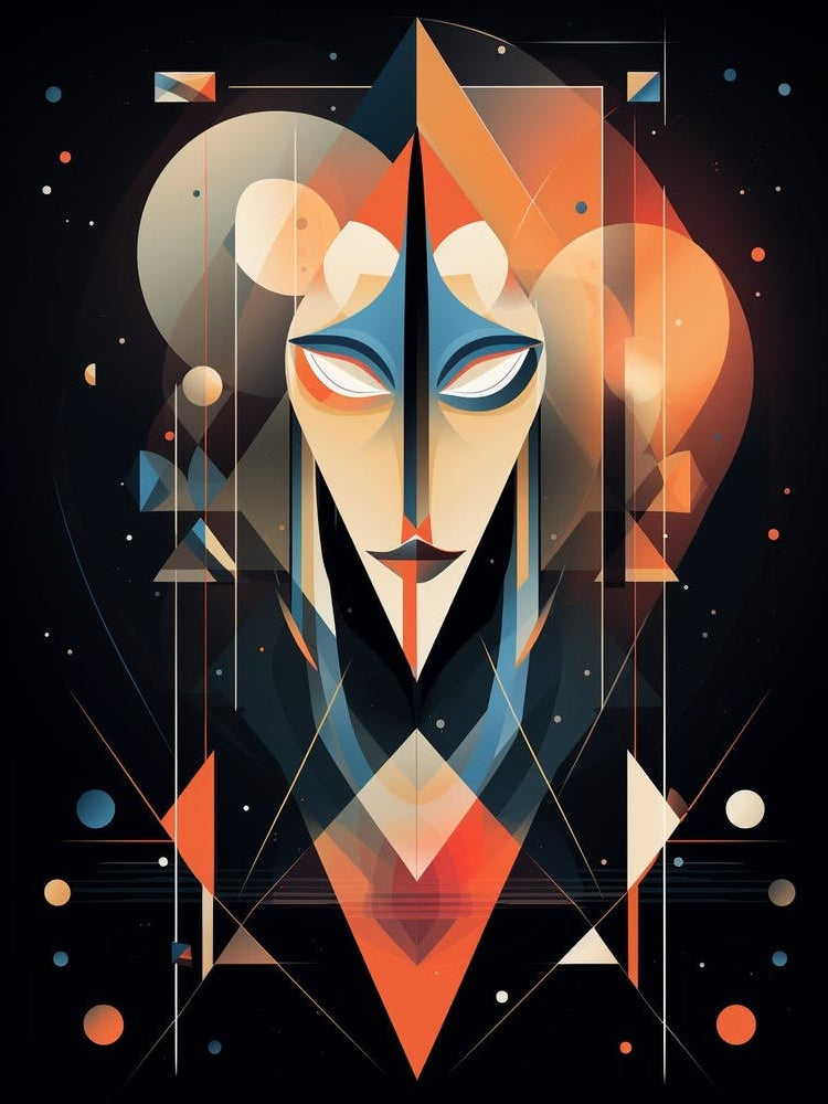 Cosmic Imagery Geometric Abstract 10