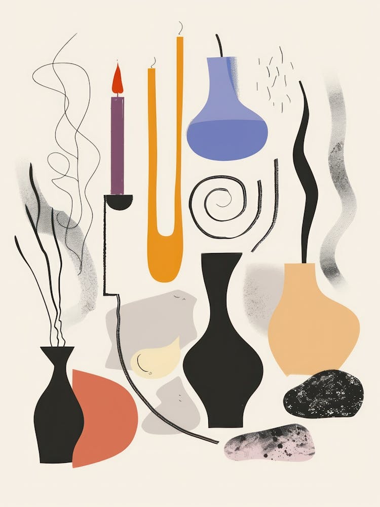 Abstract Vases And Objects 10