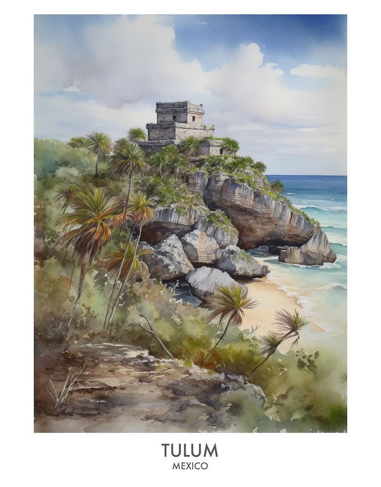 Tulum Travel Poster 6