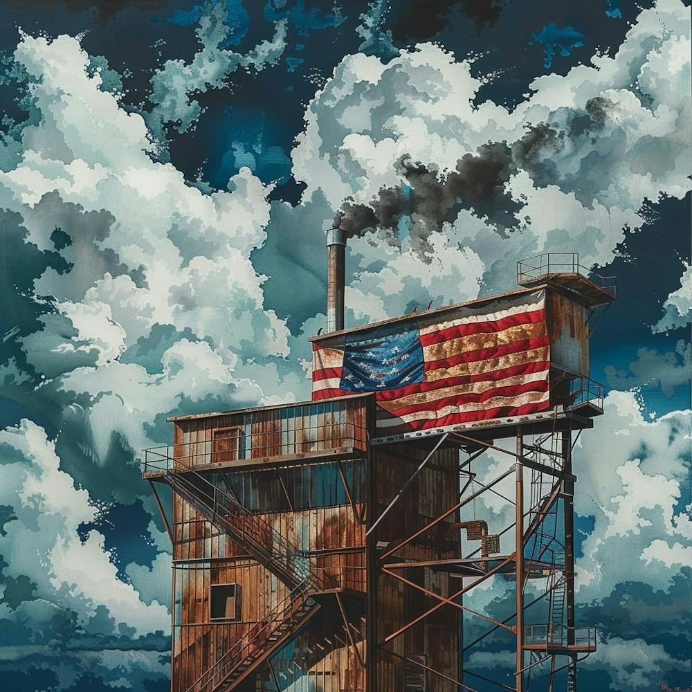 Eine USA Ölgemälde Illustration 1720004186 1