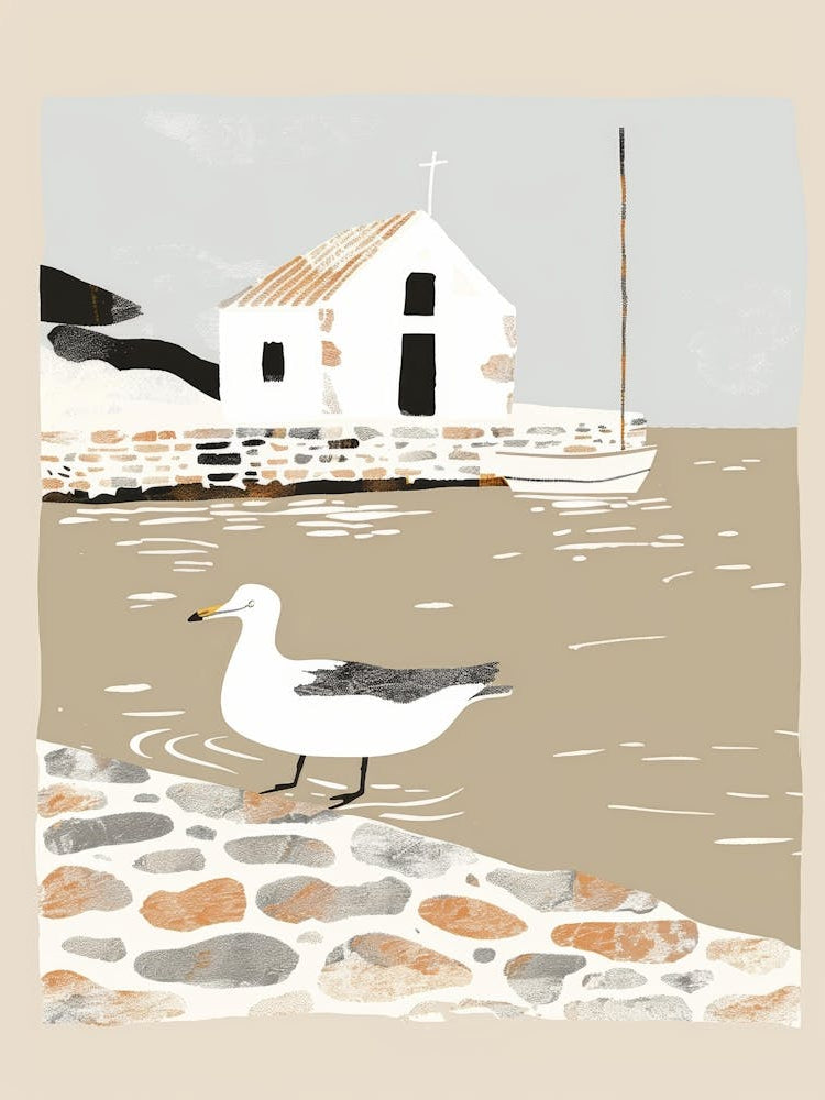 Seagull By The Shore