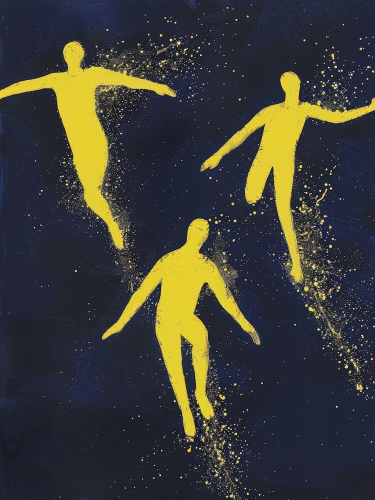 Three Men In The Air