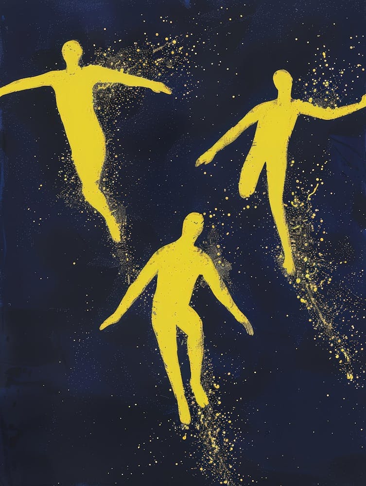 Three Men In The Air