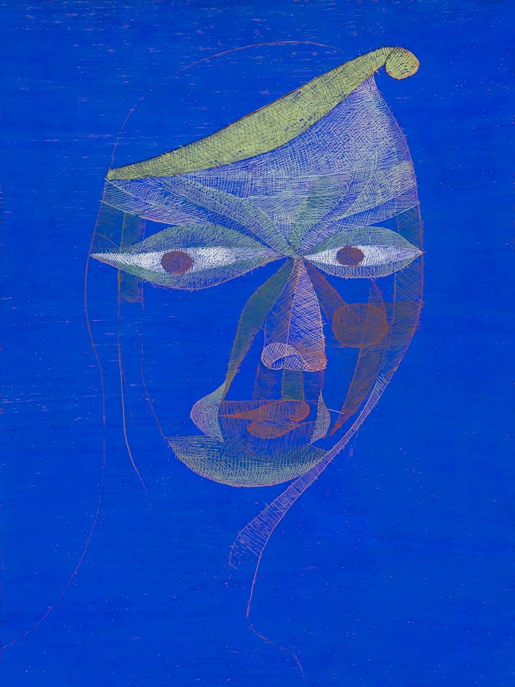 Portrait Of An Oriental) (1924), Paul Klee