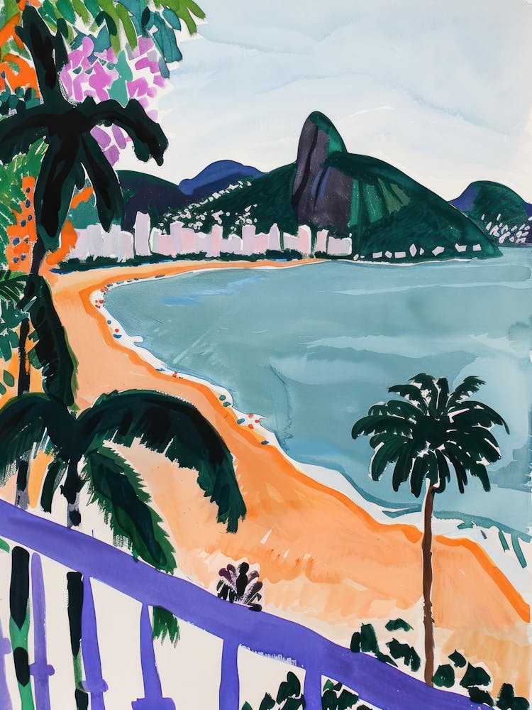 Travel Poster Happy Places Rio De Janeiro 1