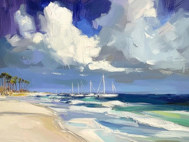 Sailboats On The Beach 3