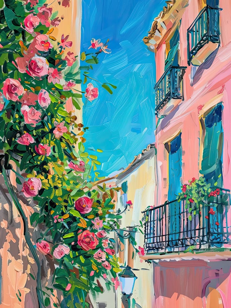 Balcony Painting In Malaga 1