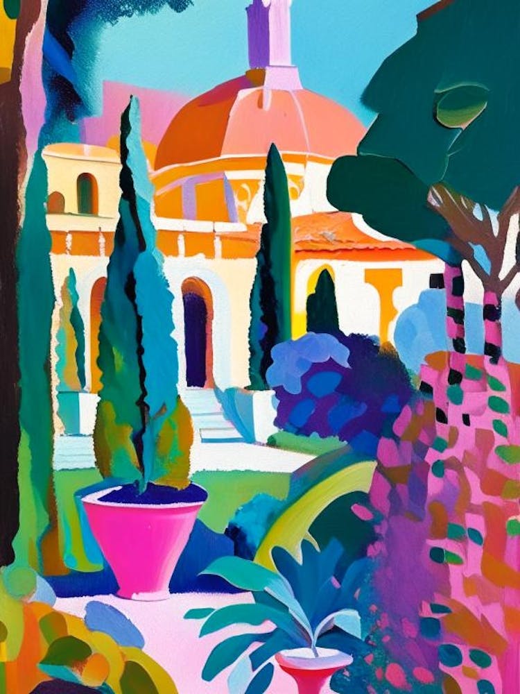 Giardino Di Boboli, Italy Abstract Still Life