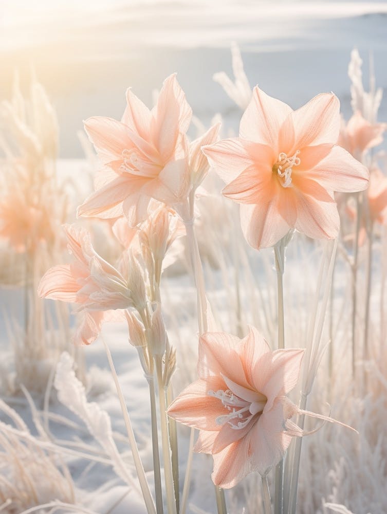 Frosty Botanical Amaryllis 2