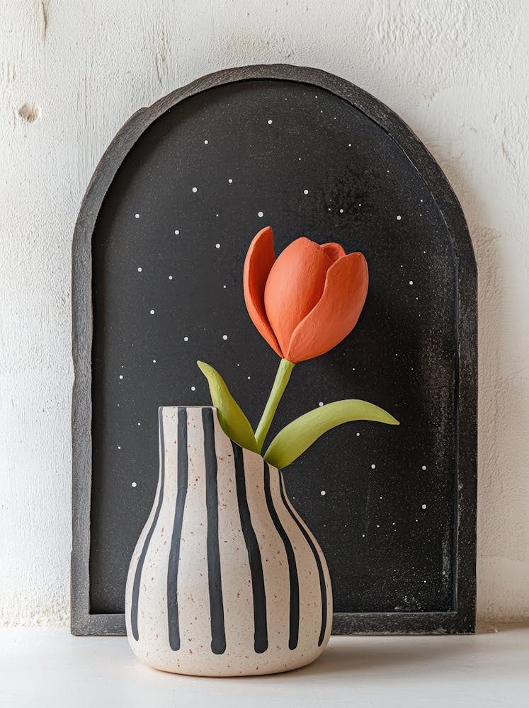 Tulip In Vase 1