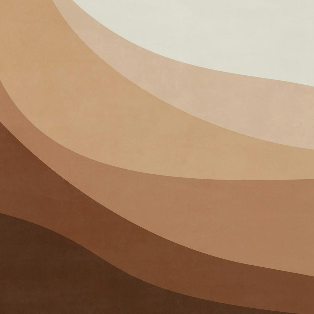TERRACOTTA MINIMALIST WAVES - 01