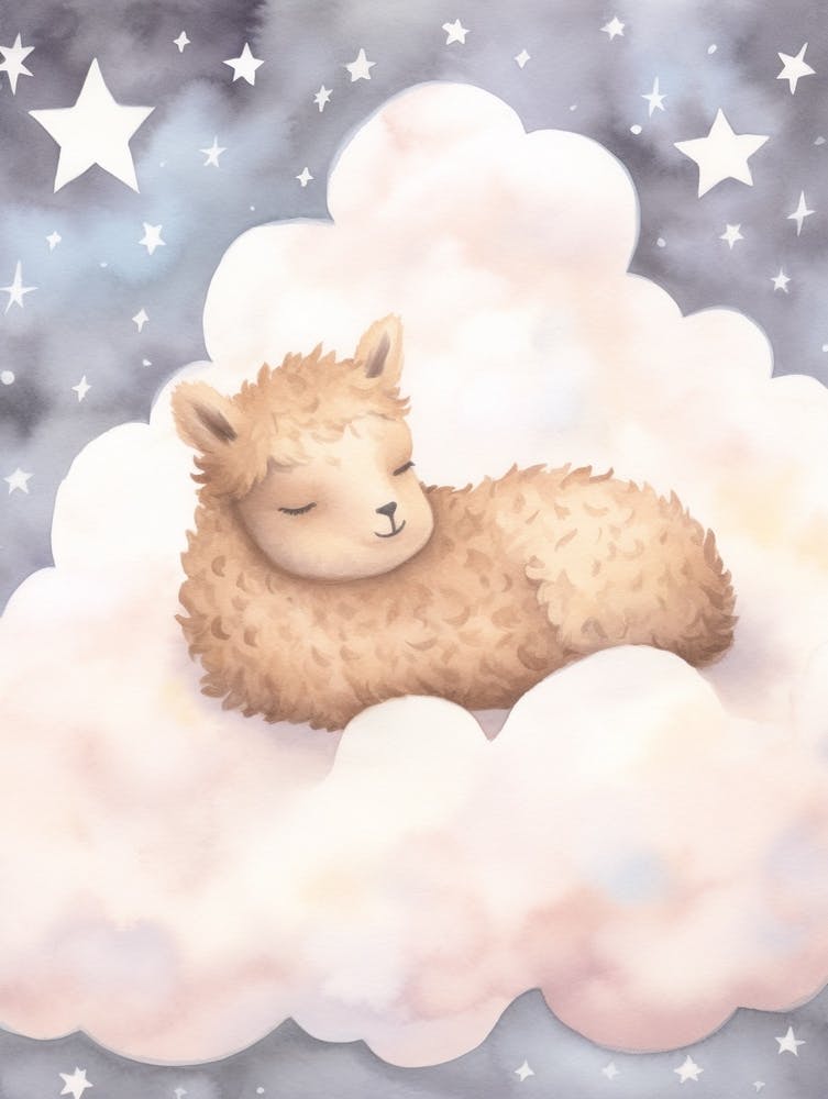 Sleeping Baby Alpaca 2