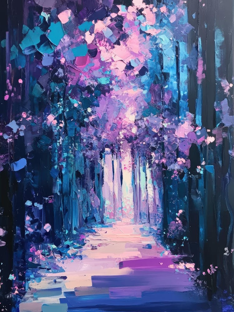 Purple Forest Path
