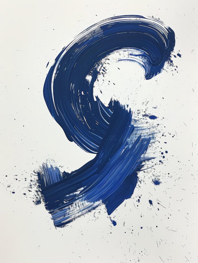 S Blue Strokes