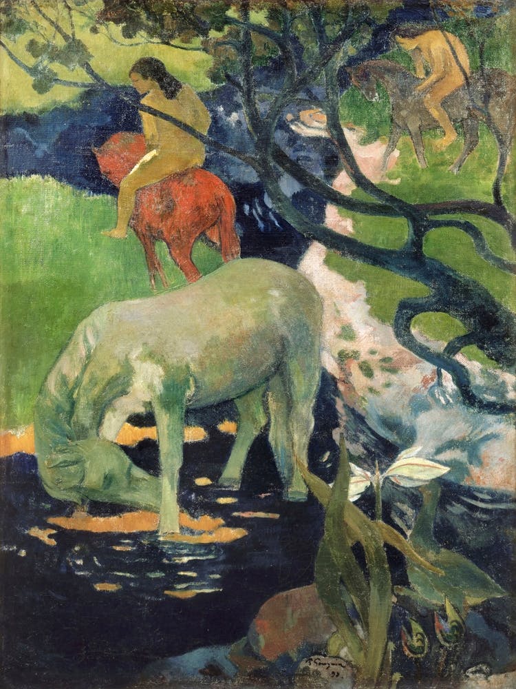 The White Horse (1898), Paul Gauguin