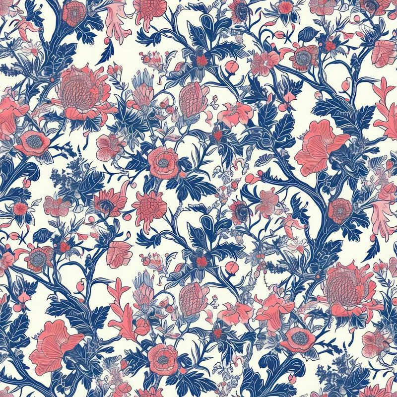 Lavender Loom London Fabrics Floral Pattern 3