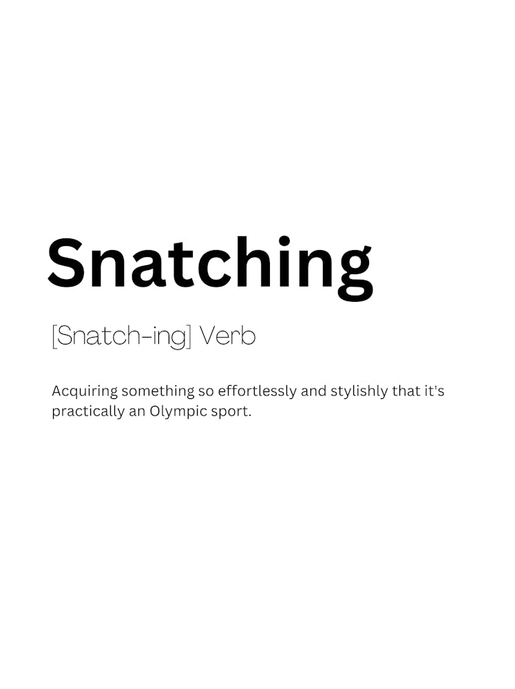 Snatching Definition Meaning
