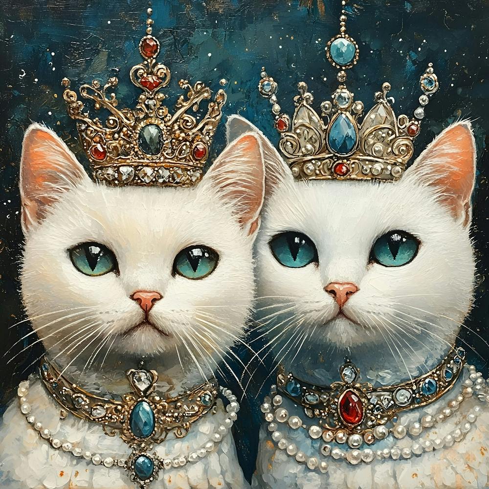 Royal White Cats 7