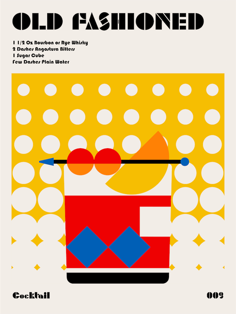 Old Fashioned Bauhaus Cocktail