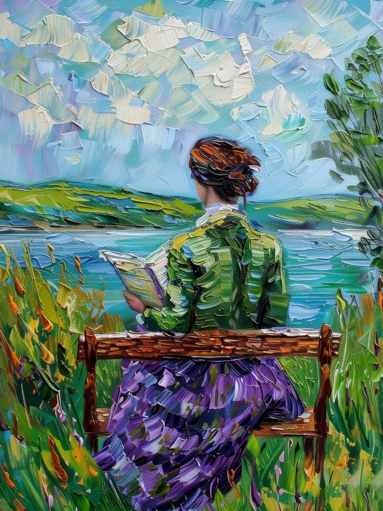 Reading By The Lake 2