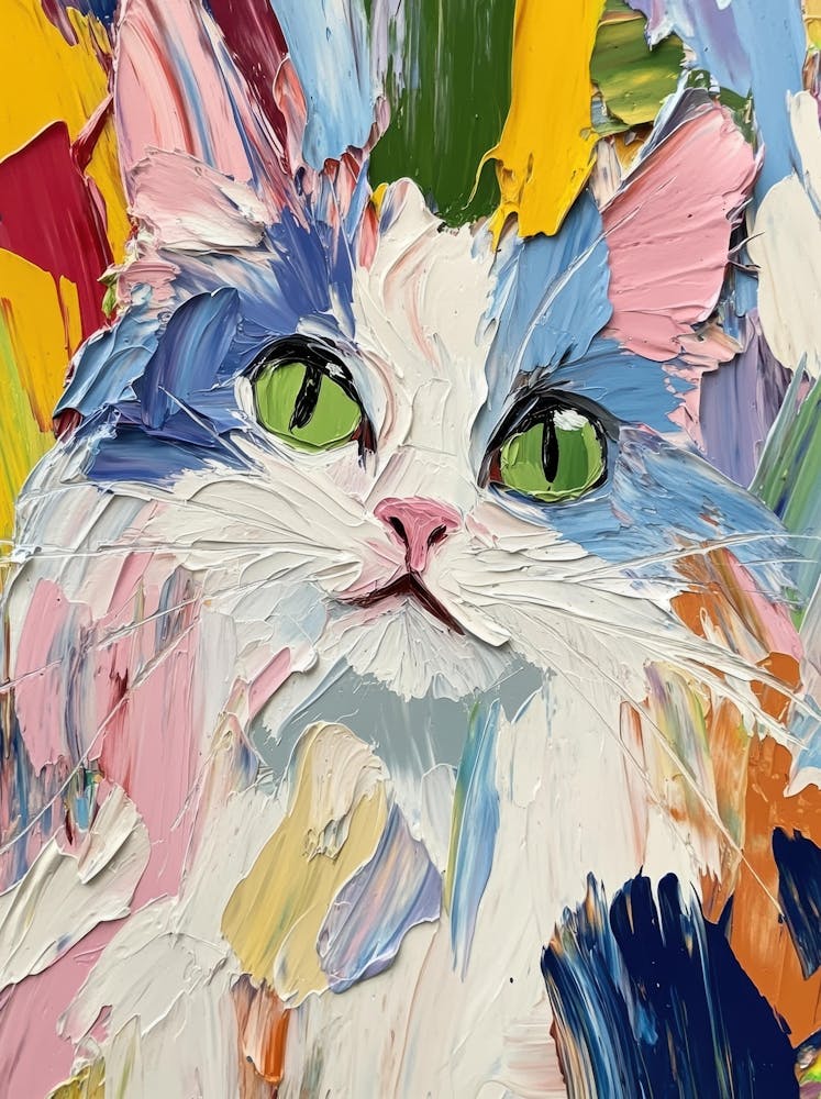 Cat With Green Eyes 8