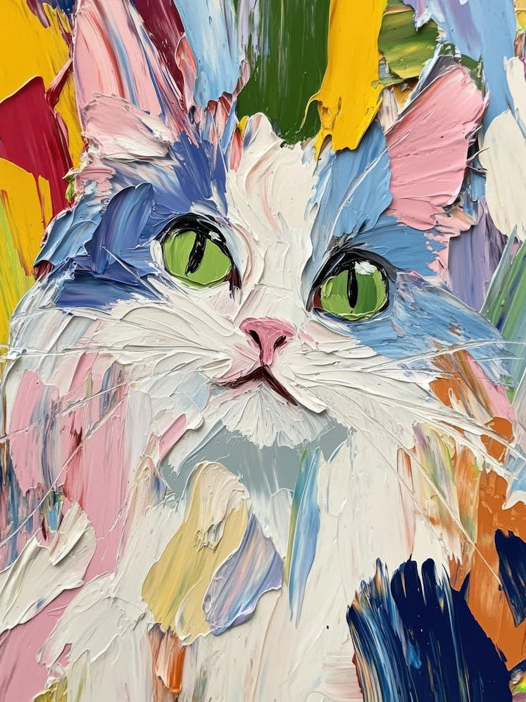 Cat With Green Eyes 8