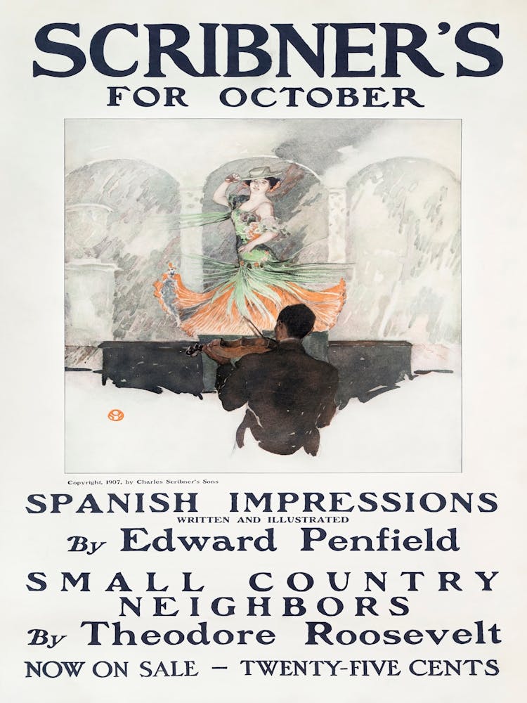 Scribner's Pour Octobre, Edward Penfield