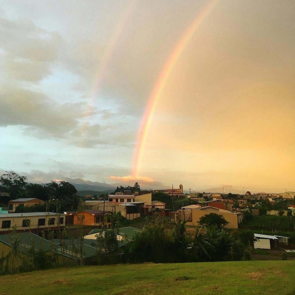 Rainbow in Costa Rica - Square