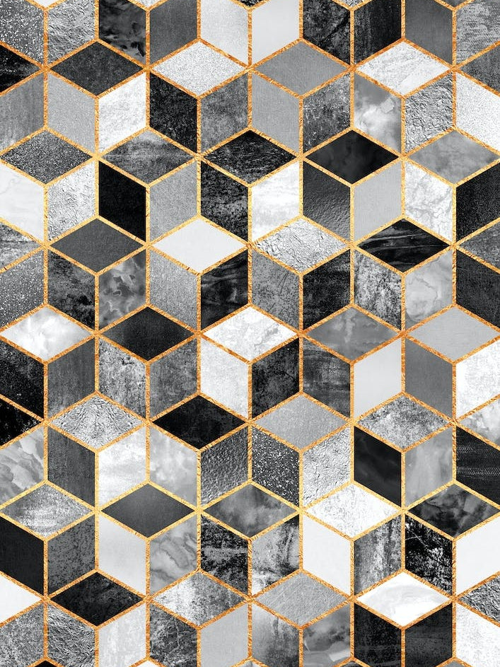 Black And White Cubes