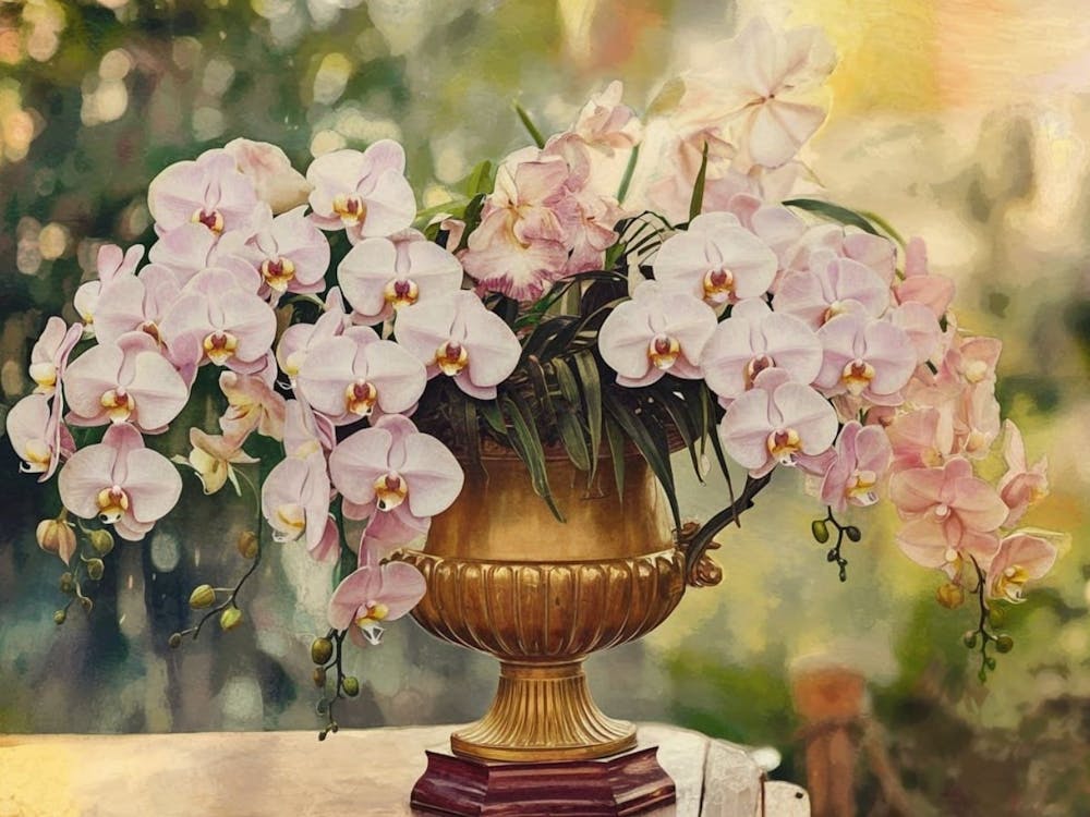 Orchids In A Vase 3