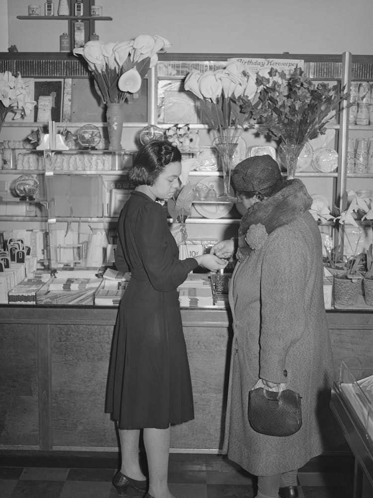Ten Cent Store On 47th Street, Customers Are Mostly Es, Chicago, Illinois By Russell Lee