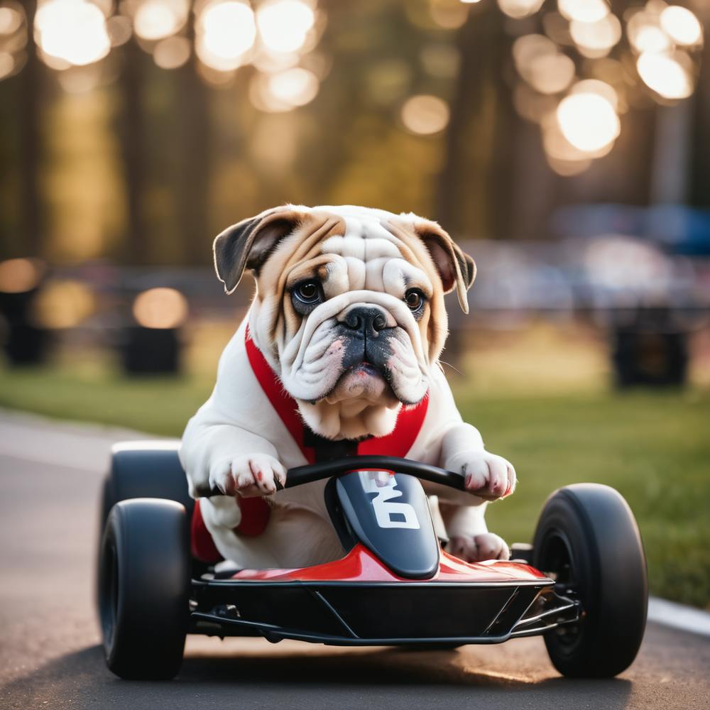 Bulldog Driving Kart