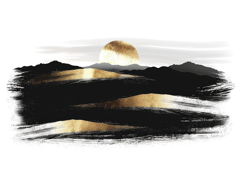 Sunset Over The Mountains 7