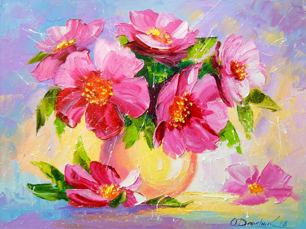 Bouquet of pink flowers