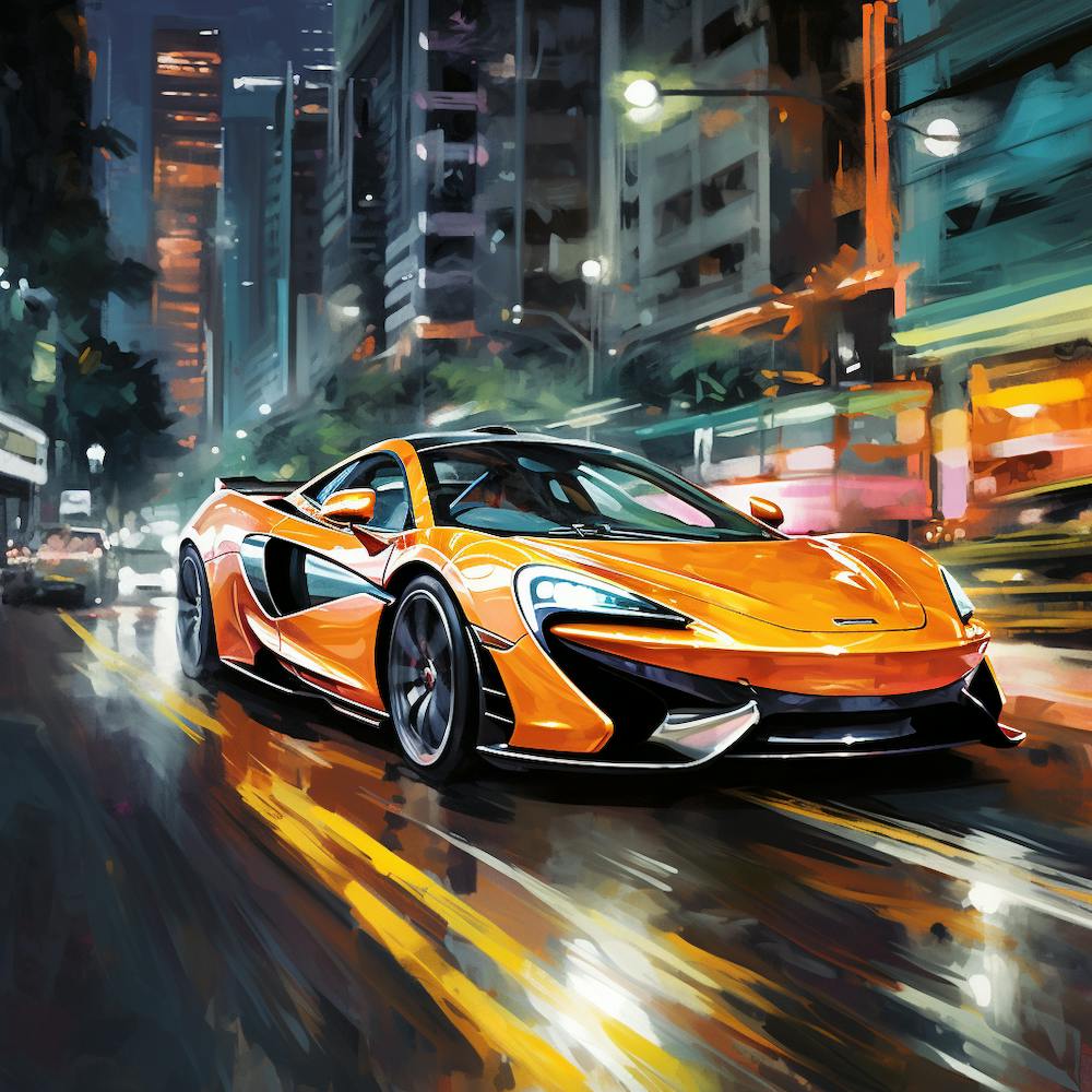 McLaren in the city