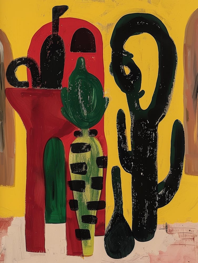 Cactus And Pots